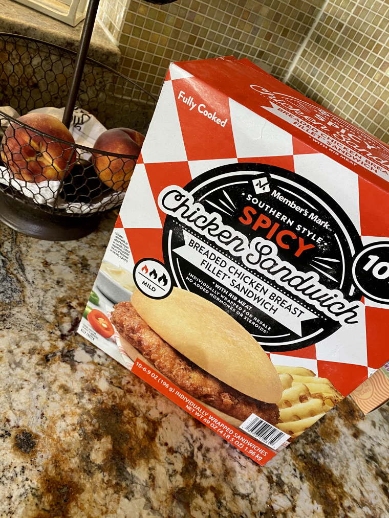 Sam's Club's Chick-fil-A-style spicy chicken sandwiches are available in clubs now.