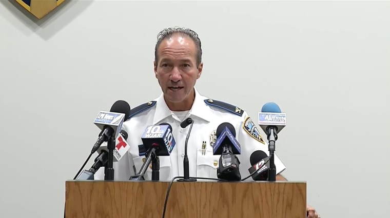 Col. Hugh Clements called the assault of a young girl deeply disturbing at a press conference on Sept. 2, 2020, in Providence, R.I.