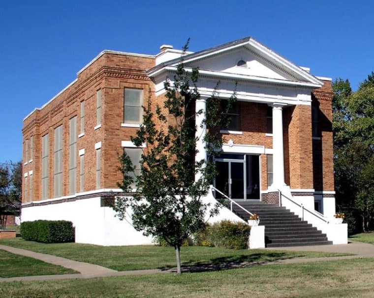 The First United Methodist Church in Itasca, Texas.