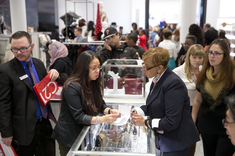 Shoppers at the Century 21 department store in Philadelphia in 2014