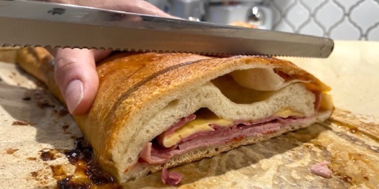 Dylan Dreyer's Meat & Cheese Calzone