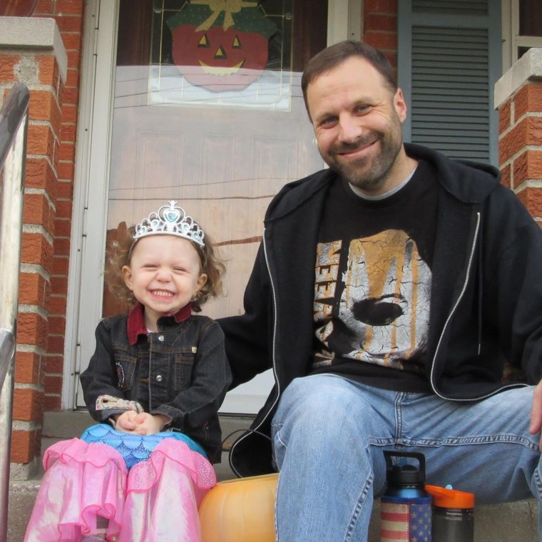 Andrew Beattie shares his excitement for Halloween with his 6-year-old daughter.