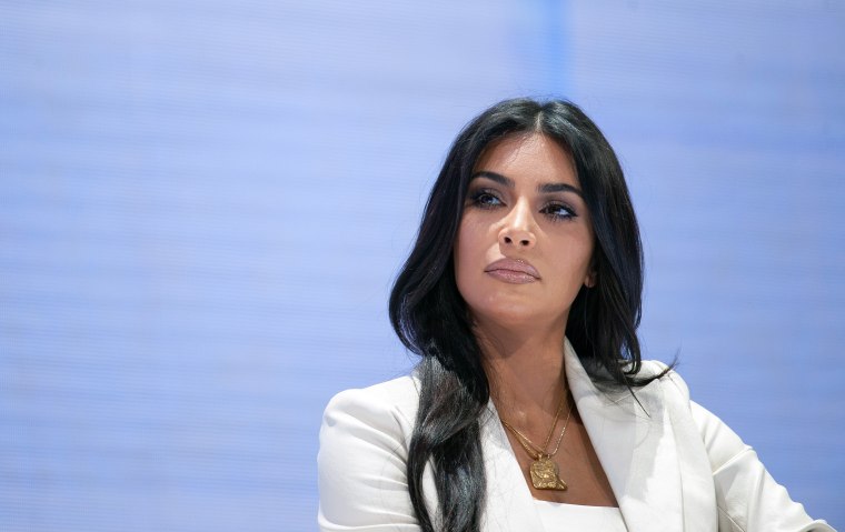 Kim Kardashian attends the World Congress On Information Technology (WCIT), in Yerevan, Armenia on Oct. 8, 2019.