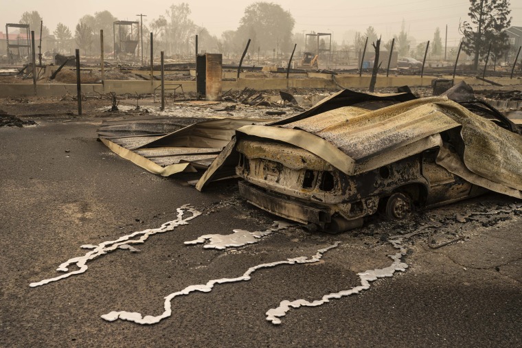 Image: Wildfires In Oregon Force Mass Evacuations And Threaten Hundreds Of Structures