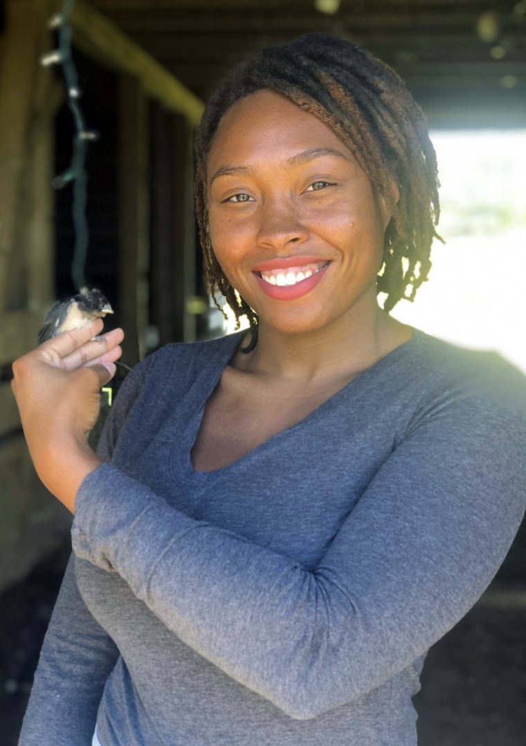 Deja Perkins, a conservation biologist at North Carolina State University, in Raleigh, N.C. in 2020.
