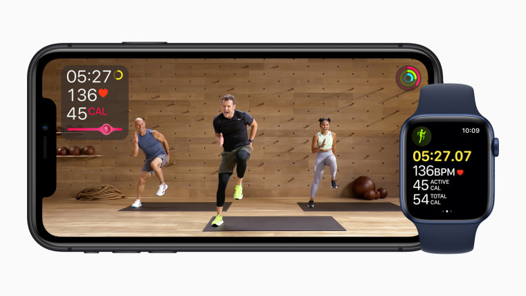 Apple Fitness+: A new fitness experience powered by Apple Watch.