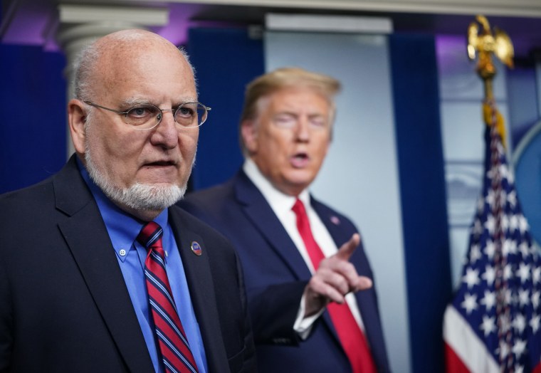 Image: President Donald Trump and CDC Director Robert R. Redfield