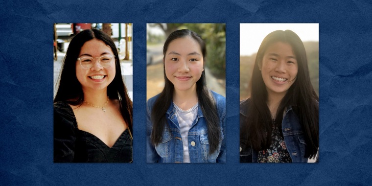 Beth Yeung, Rebecca Wu and Amanda Young are interns with the Stop AAPI Hate Youth Campaign, which interviewed nearly 1,000 young Asian American adults across the country about their experiences with racism during the coronavirus pandemic.