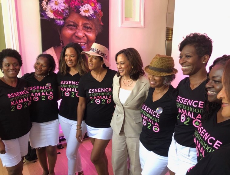 Kamala Harris with AKA sorority sisters at the 2019 Essence Festival.