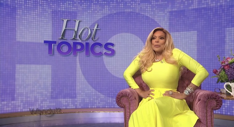 “I’ve lost 25 pounds — look!” talk show host Wendy Williams told her audience on Monday's show. 
