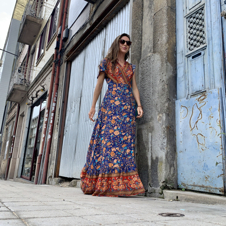 Boho Wrap Maxi Dress