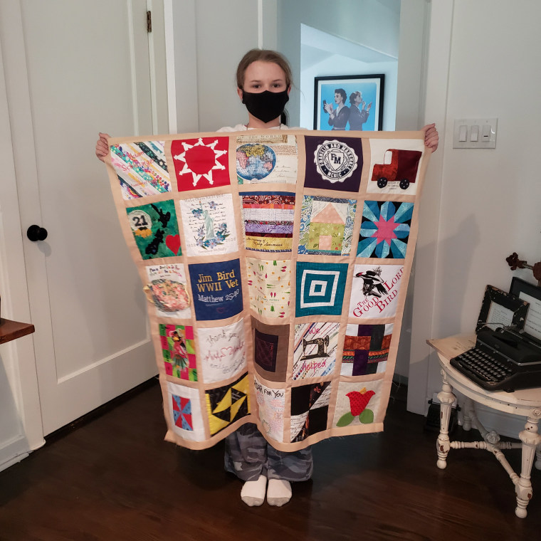 The quilt is really coming along!