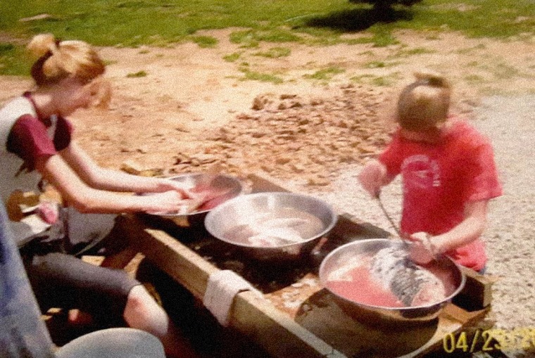 Image: Girls work at the Circle of Hope Girls' Ranch in Missouri.