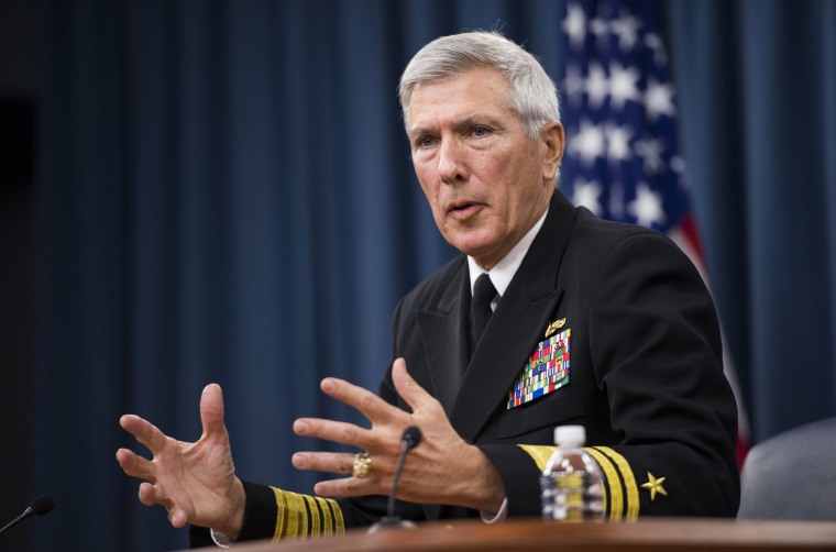 IMAGE: Adm. Samuel Locklear at the Pentagon in 2014