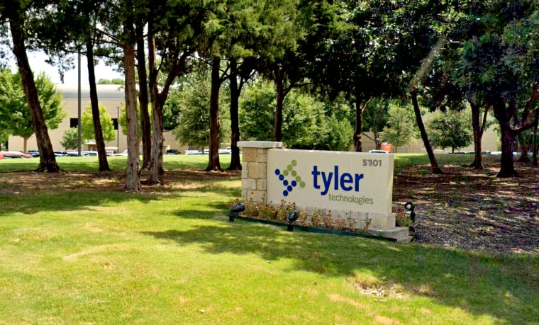 Tyler Technologies, Inc., in Plano, Texas.