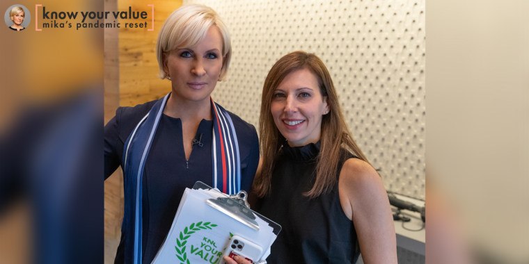 Know Your Value founder and "Morning Joe" co-host Mika Brzezinski with clinical psychologist Dr. Gillian Galen.
