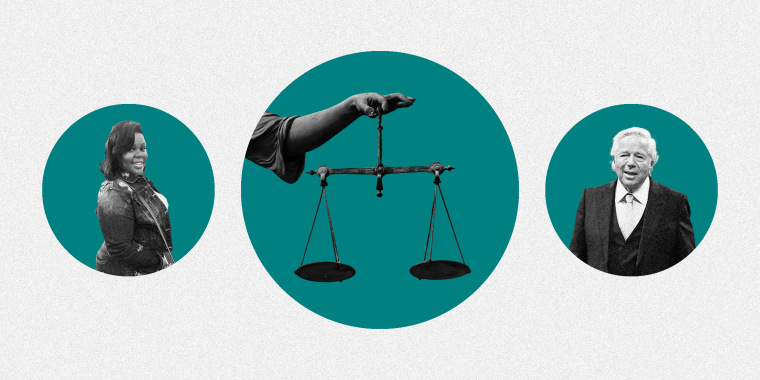 We cannot be a society that values some lives more than others or that allows wealth to buy one's way out of prison. 