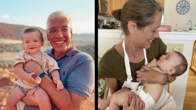 Like many other grandparents during the coronavirus pandemic, Josh's parents had to wait several months to meet their grandchild.