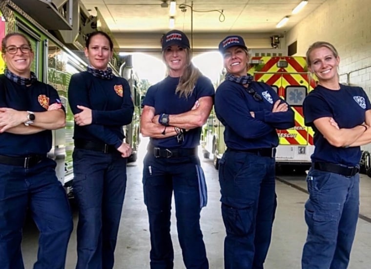 All-female firefighter crew