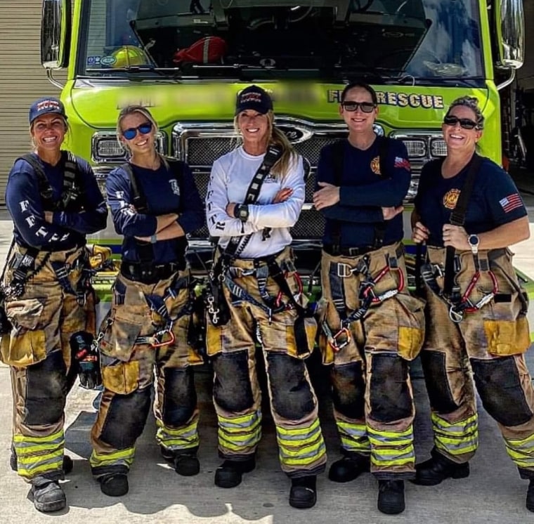 Palm Beach Gardens Fire and Rescue says 11% of their department's firefighters are female, compared to the 4% national average.