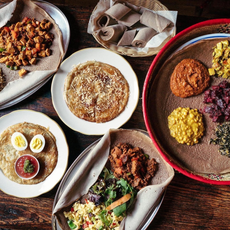 The menu at Tsion Cafe is an homage to upbringing, having been born in Ethiopia and raised in Israel.
