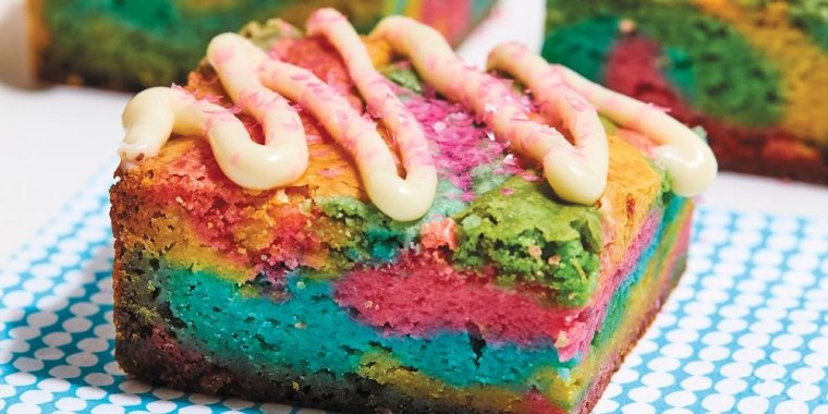 Duff Goldman's Rainbow Unicorn Brownies