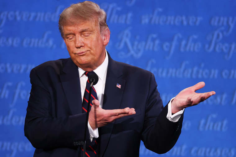 Image: *** BESTPIX *** Donald Trump And Joe Biden Participate In First Presidential Debate