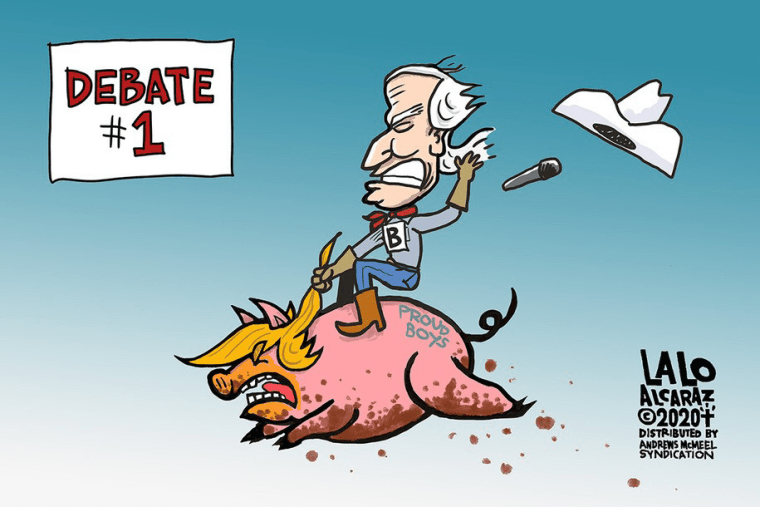 Image: Political cartoon by Lalo Alcaraz