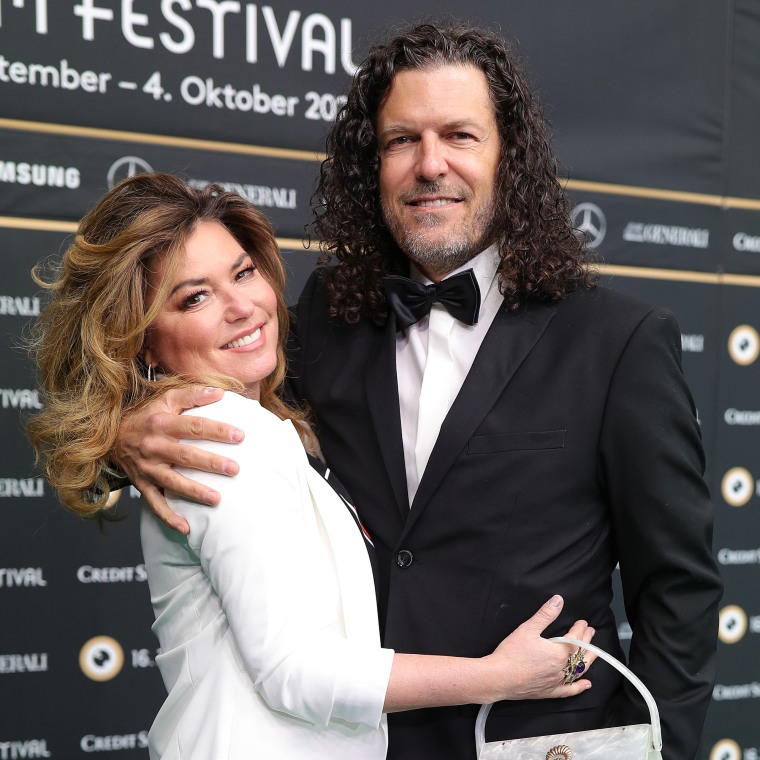 Shania Twain and her husband, Frederic Thiebaud