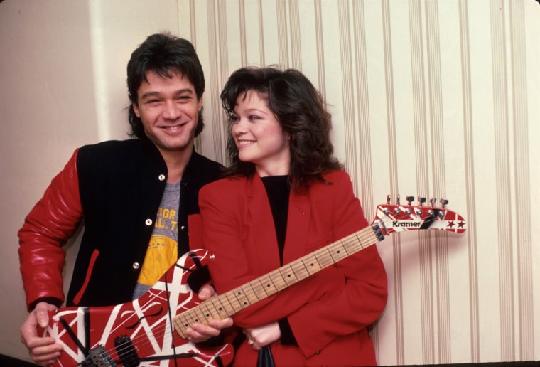 Eddie Van Halen and Valerie Bertinelli 