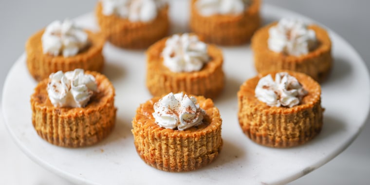 Joy Bauer's Mini Pumpkin Cheesecakes
