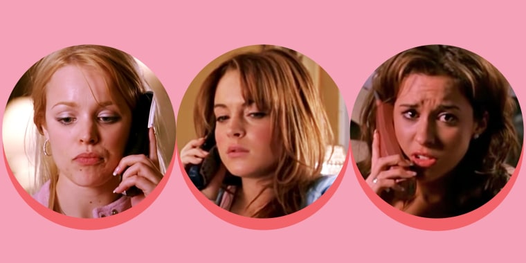 Lohan, Rachel McAdams, Lacey Chabert and Amanda Seyfried came together to re-create their "Mean Girls" phone call.