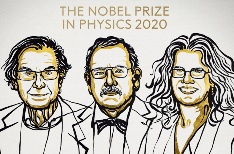 Image: Scientists Roger Penrose, Reinhard Genzel and Andrea Ghez were awarded the Nobel Prize for physics on Tuesday for discoveries about black holes in the galaxy.