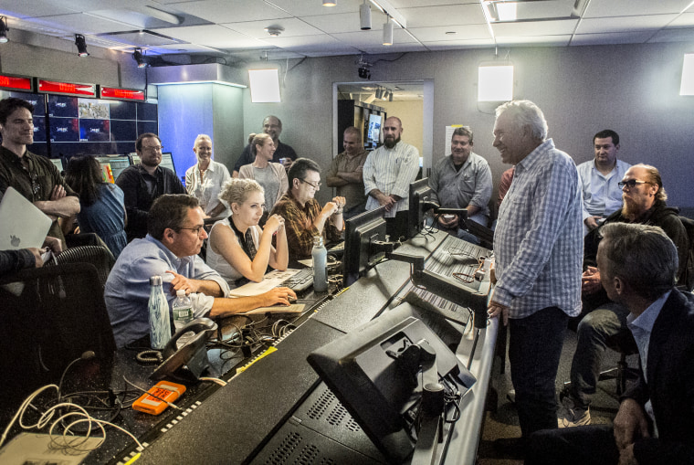 Image: Behind-the-scenes production of Live PD at the studio in New York in 2016.