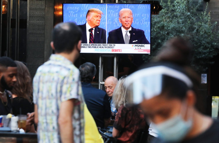 Image: Americans Across The Nation Watch First Presidential Debate