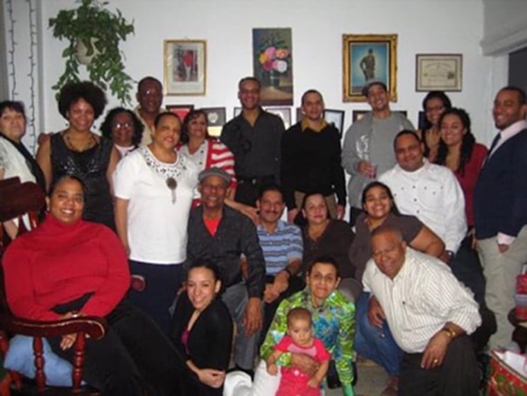 Deni Taveras with her family, several pictured here contracted COVID-19 and two died from the disease.