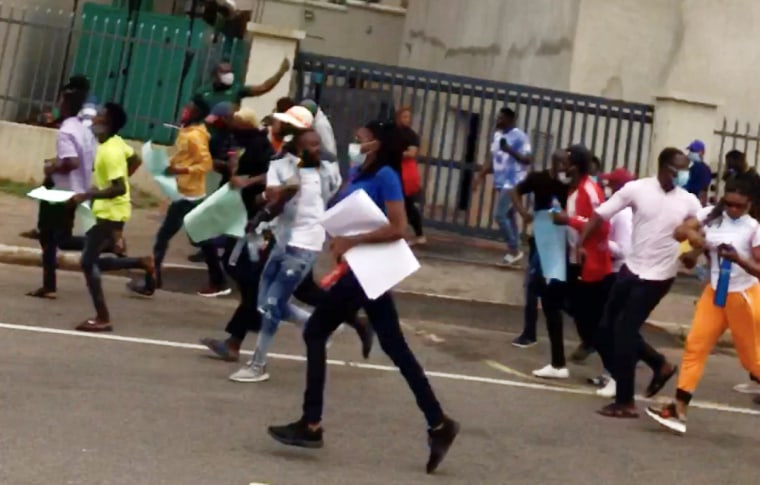Image: protest in Abuja
