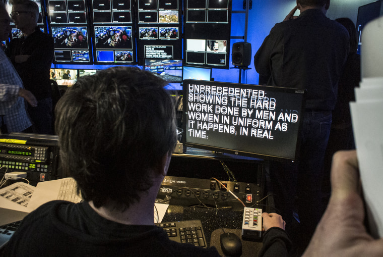 Image: Behind the scenes at the Live PD studios in New York im 2016.