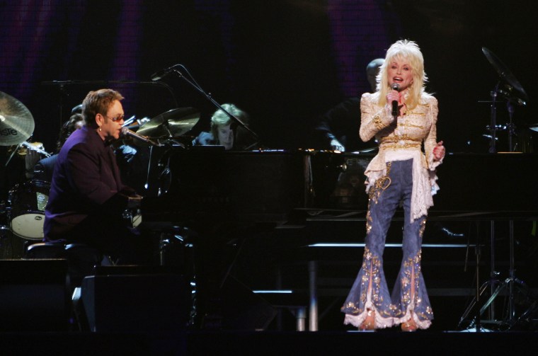 Elton John and Dolly Parton
