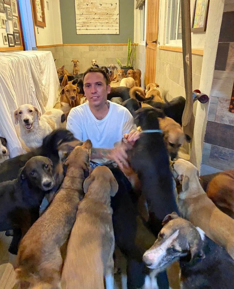 Ricardo Pimentel sheltered 300 animals during Hurricane Delta