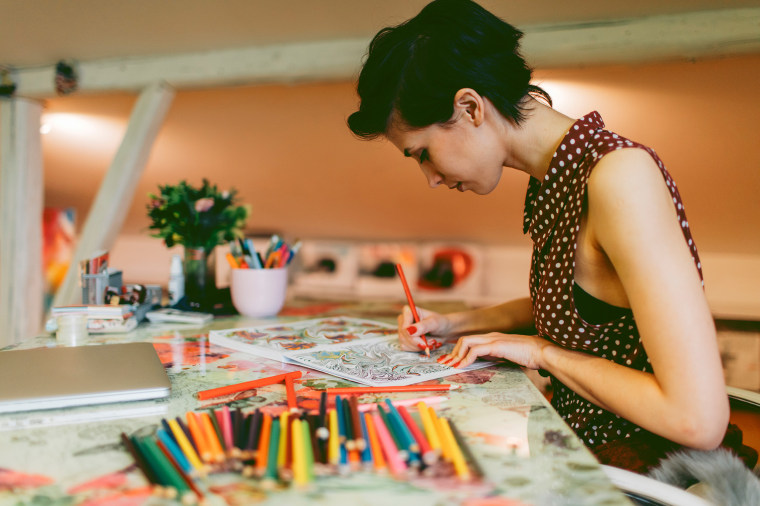 Art therapy isn't just for kids and you don't have to be "artistic" to try it. 