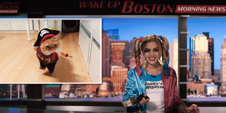 Boston television anchor Alaina Pinto says she was fired over "Hubie Halloween" role