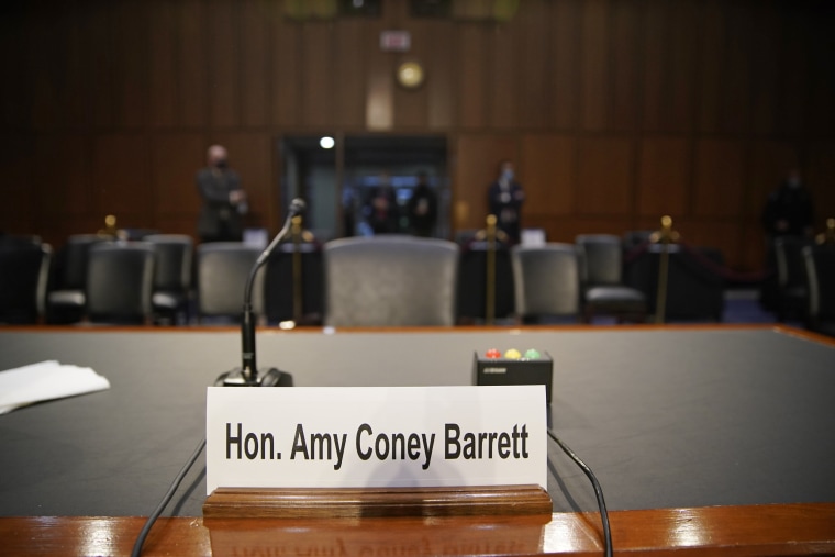Image: Senate Holds Confirmation Hearing For Amy Coney Barrett To Be Supreme Court Justice