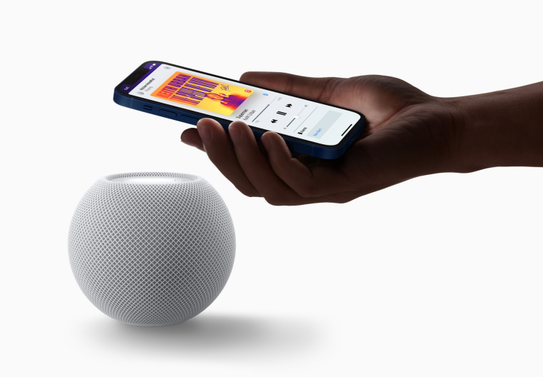 Apple's HomePod mini.