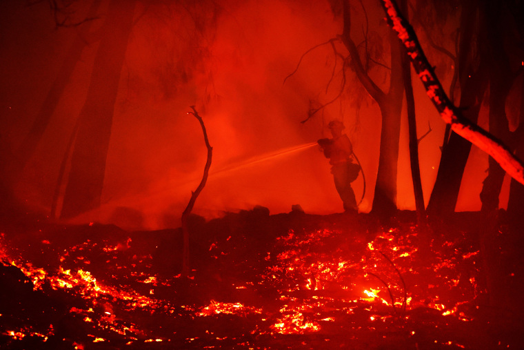 Image: Cluster Of Destructive Wildfires Burns Through Napa And Sonoma Counties In California