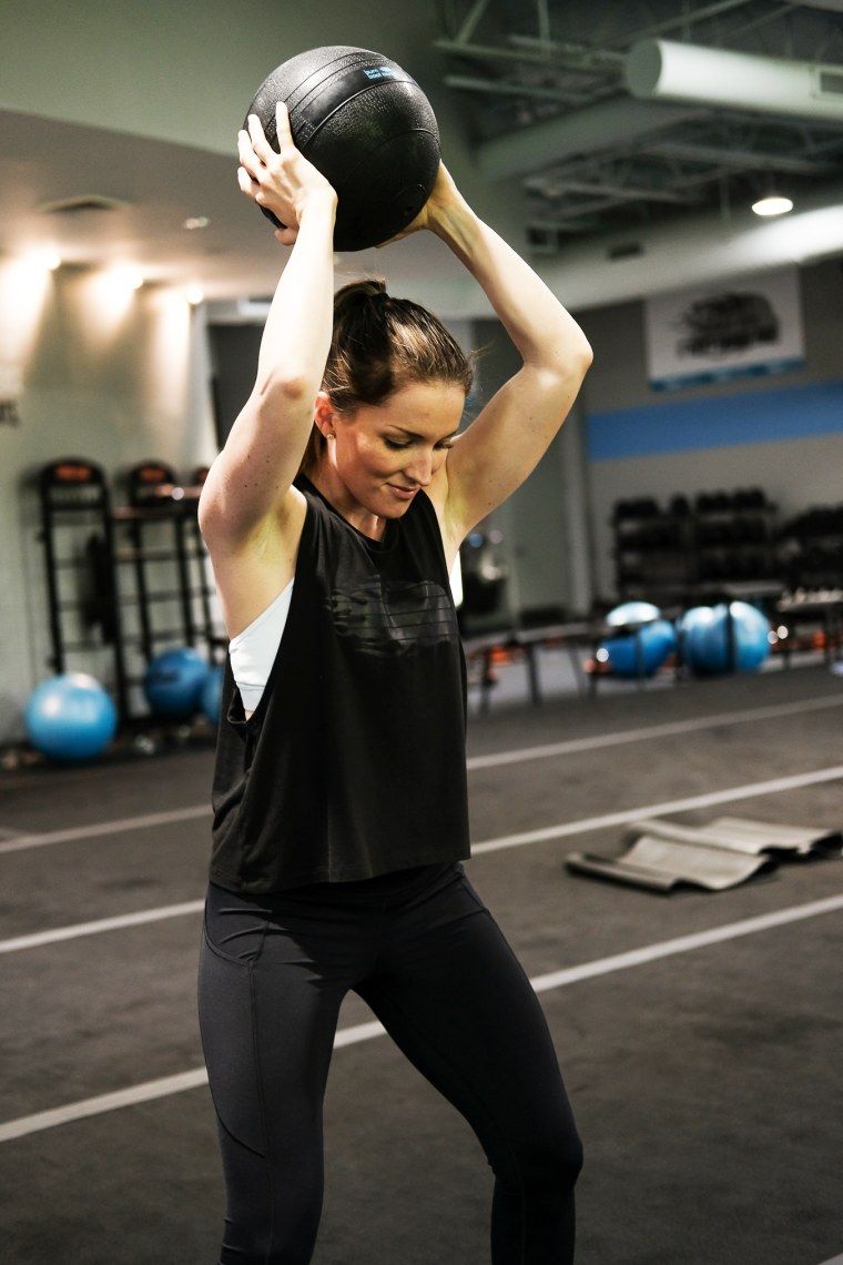 Burn Boot Camp co-founder Morgan Kline recommends exercising in small 20-minute increments once a new mother is cleared to starting working out again.