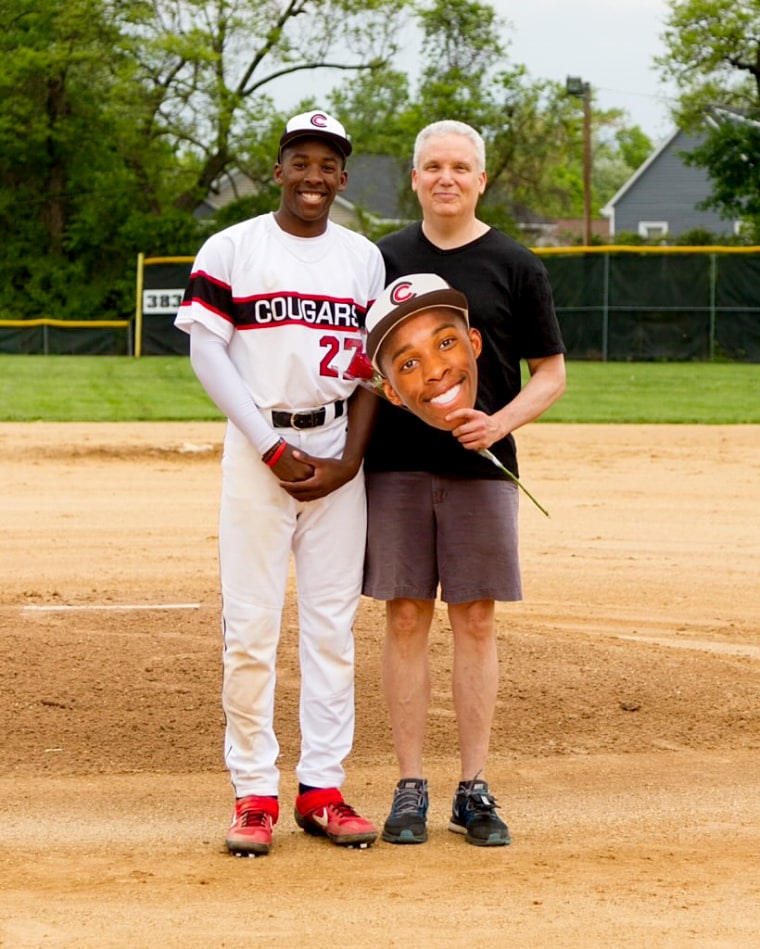 Jeffrey Nelson and his father Michael.