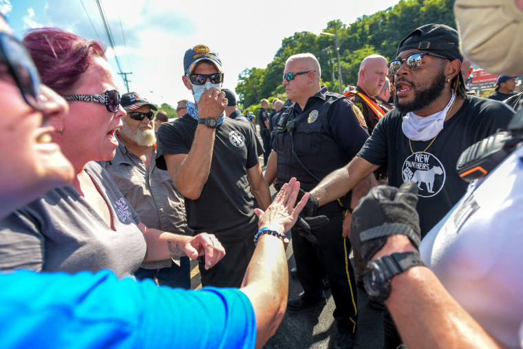 IMAGE: Virginia cross burning