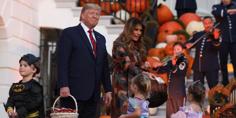 President Trump And First Lady Melania Host Halloween Event At The White House