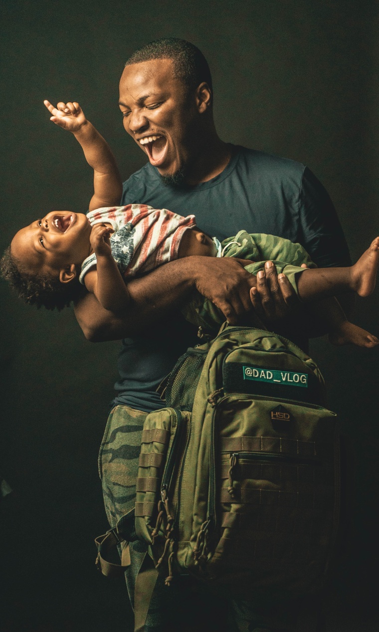 Ward captures cute and tender moments with his son Taj, 2, and shares them on social media.